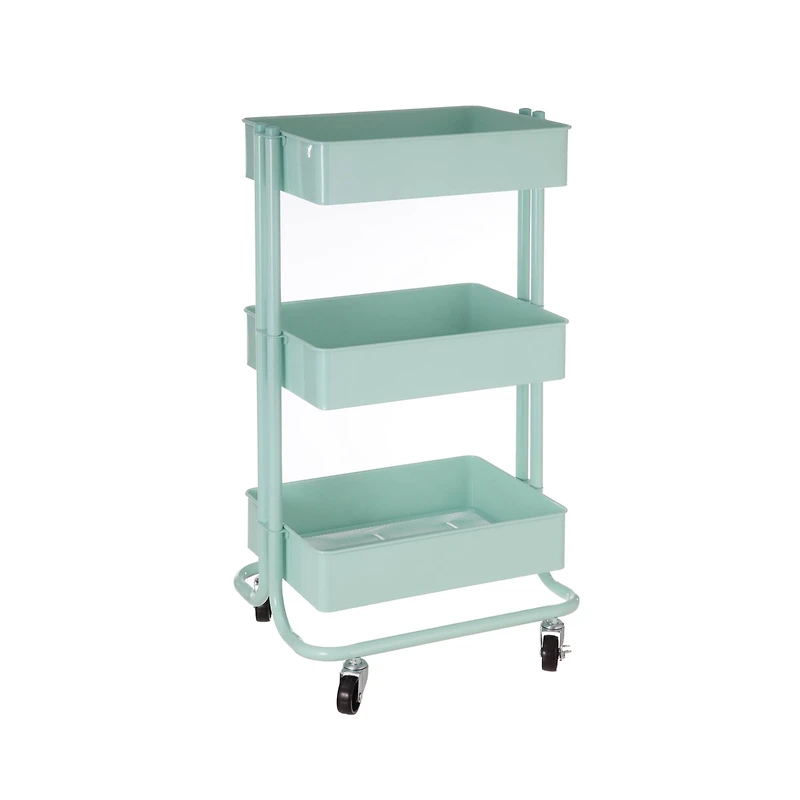 Lexington 3-Tier Rolling Cart by Simply Tidy
