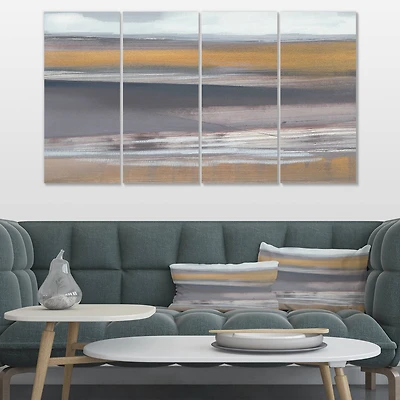 Designart - Misty Grey Beach