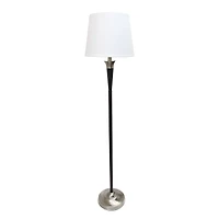 Lalia Home Malbec Black and Nickel Lamp Set