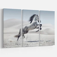 Designart - Galloping White Horse