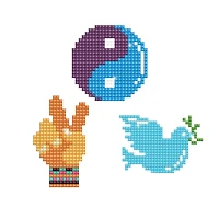 Diamond Dotz® Dotzies® Peace Stickers Kit