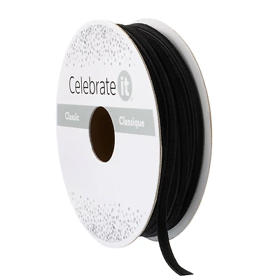 1/8" x 10yd. Velvet Ribbon by Celebrate It™ Classic