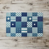 Nautical Patchwork Floor Mat