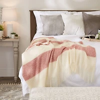 Rugby Stripe Acrylic Throw