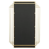 CosmoLiving by Cosmopolitan Gold Glam Metal Wall Mirror