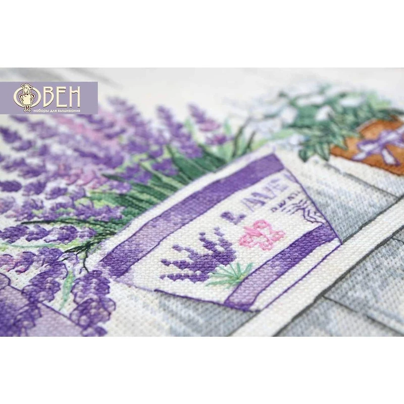 Oven Lavender Tenderness Cross Stitch Kit