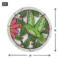 Green Hummingbird Garden Stepping Stone
