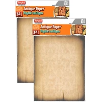 Roylco® 8.5" x 11" Antique Paper, 2 Packs of 32 Sheets