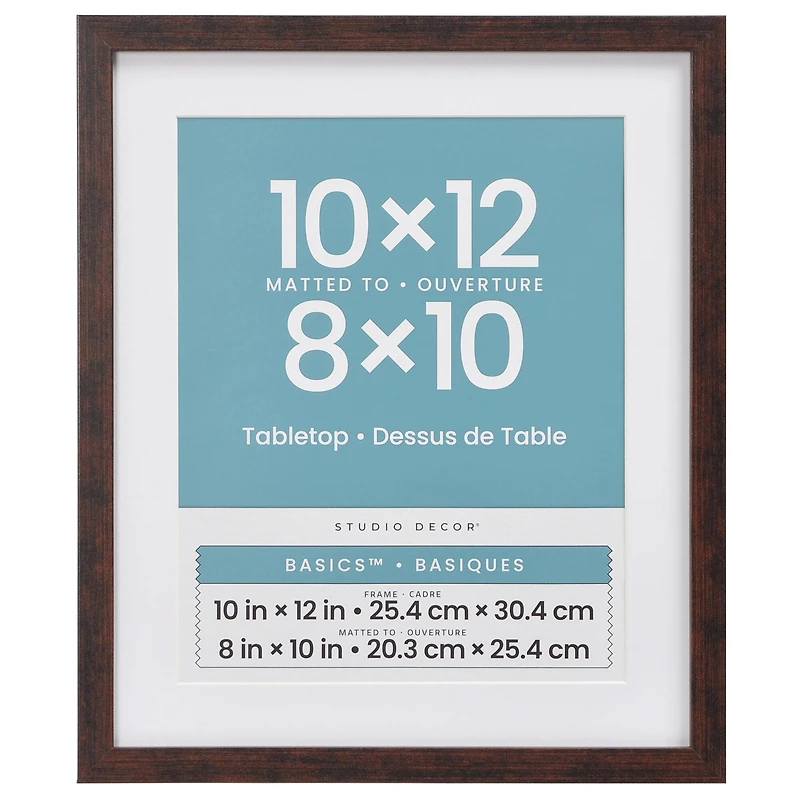 Basics™ Woodgrain Tabletop Linear Frame by Studio Décor