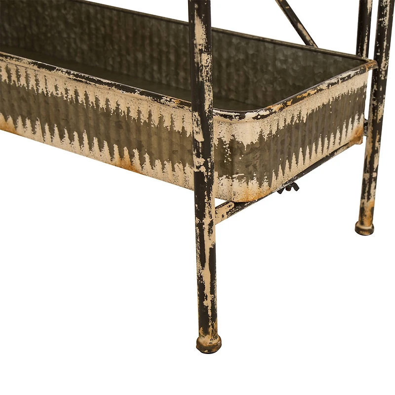 Glitzhome® 68" Farmhouse Metal Planter Stand