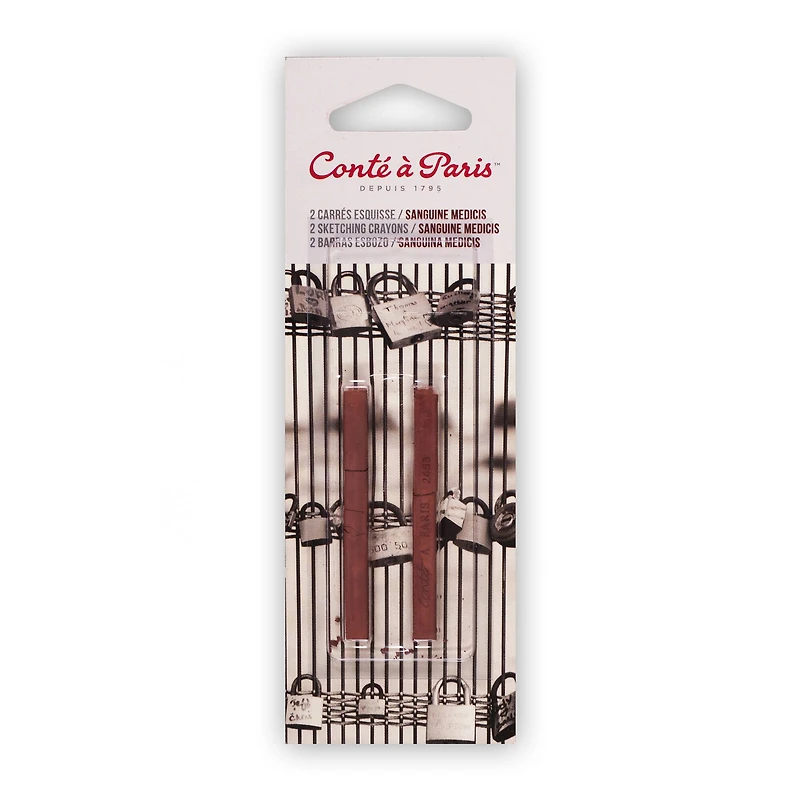 Conté à Paris™ Sanguine Medici's 2453 Sketching Crayons, 2ct.