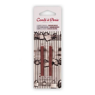 Conté à Paris™ Sanguine Medici's 2453 Sketching Crayons, 2ct.