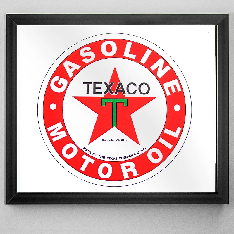 Texaco Gasoline Printed Accent Mirror