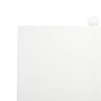 30" White Polystone & Iron Traditional Table Lamp