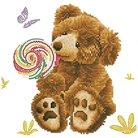 Diamond Dotz® Honey Pot BearLolly Pop Lick Diamond Painting Kit