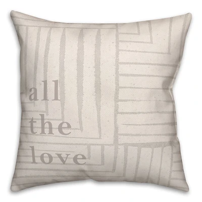 Mod Geo Lines Indoor/Outdoor Pillow