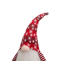 Glitzhome® 24" Red Christmas Gnome Décor Accent