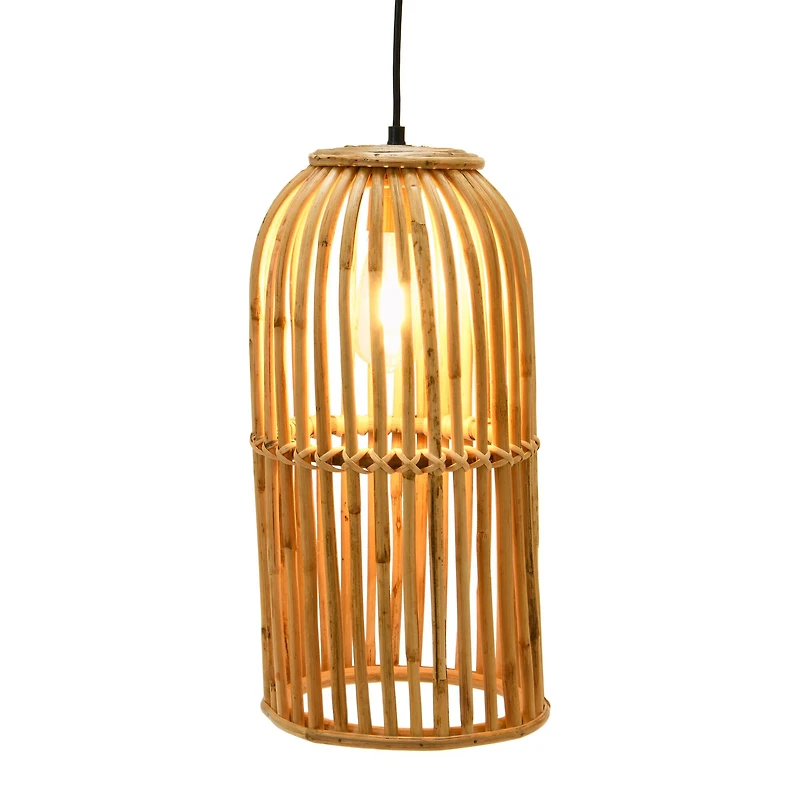 Hello Honey® Woven Bamboo Ceiling Light