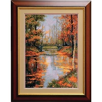 Charivna Mit Cross-stitch kit Gold autumn