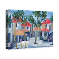 Beach Town 20" x 16" Canvas Wall Art