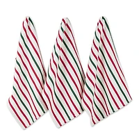 DII® Holiday Stripes Heavyweight Dishtowel & Dishcloth Set