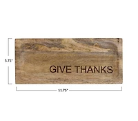 Hello Honey® Engraved Mango Wood Cheese & Cutting Board