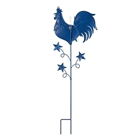 Glitzhome® 35.7" Patriotic Rooster Yard Stake