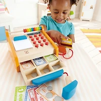 Hape Wooden Pretend Checkout Register Play Set