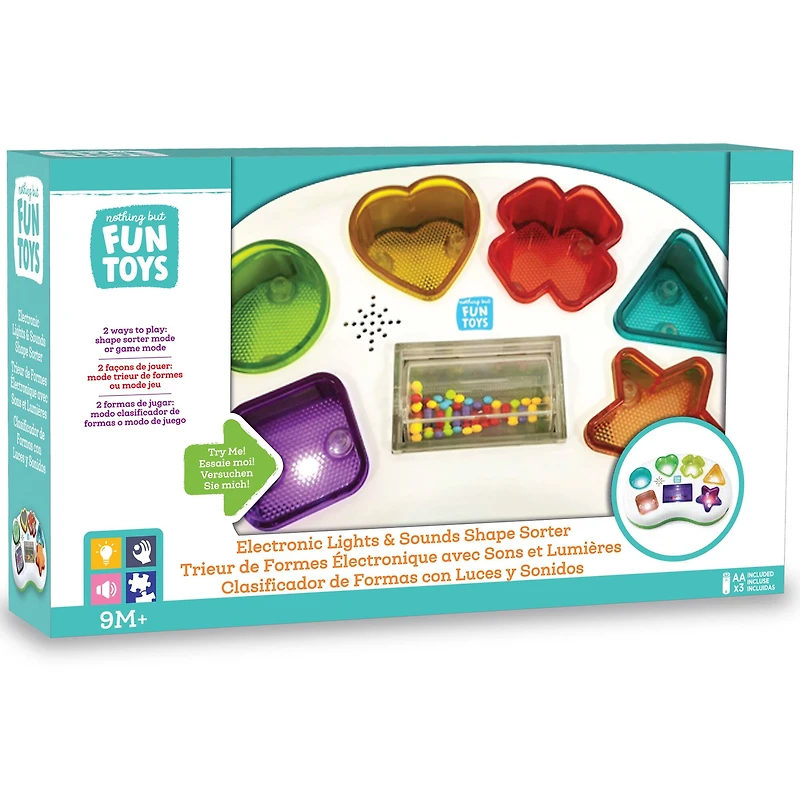 Nothing But Fun Toys Lights & Sounds Shape Sorter