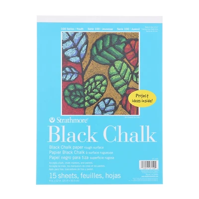Strathmore® 100 Series Black Chalk Paper Pad