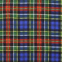 Camelot Fabrics Blue Scottie Plaid Flannel Fabric