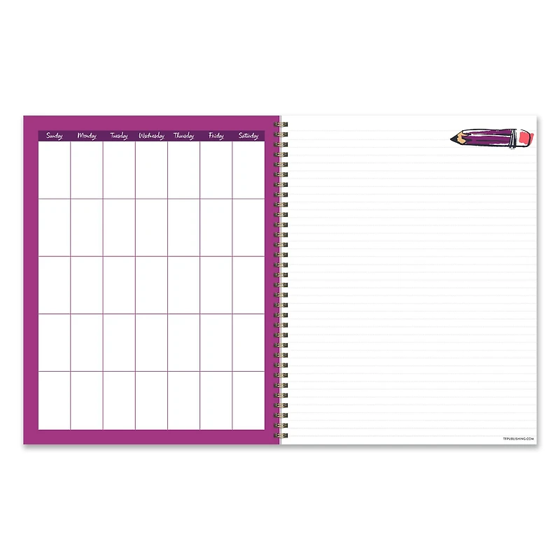 TF Publishing Large Undated Pencils Teacher & Homeschool Lesson Planner