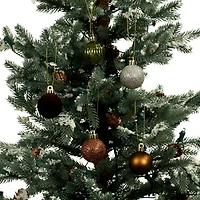 7 Pack 1.5" Gingerbread Forest Shatterproof Ball Ornaments by Ashland®