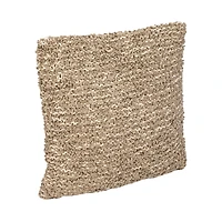 Hello Honey® 20" Woven Cotton Blend Bouclé Pillow