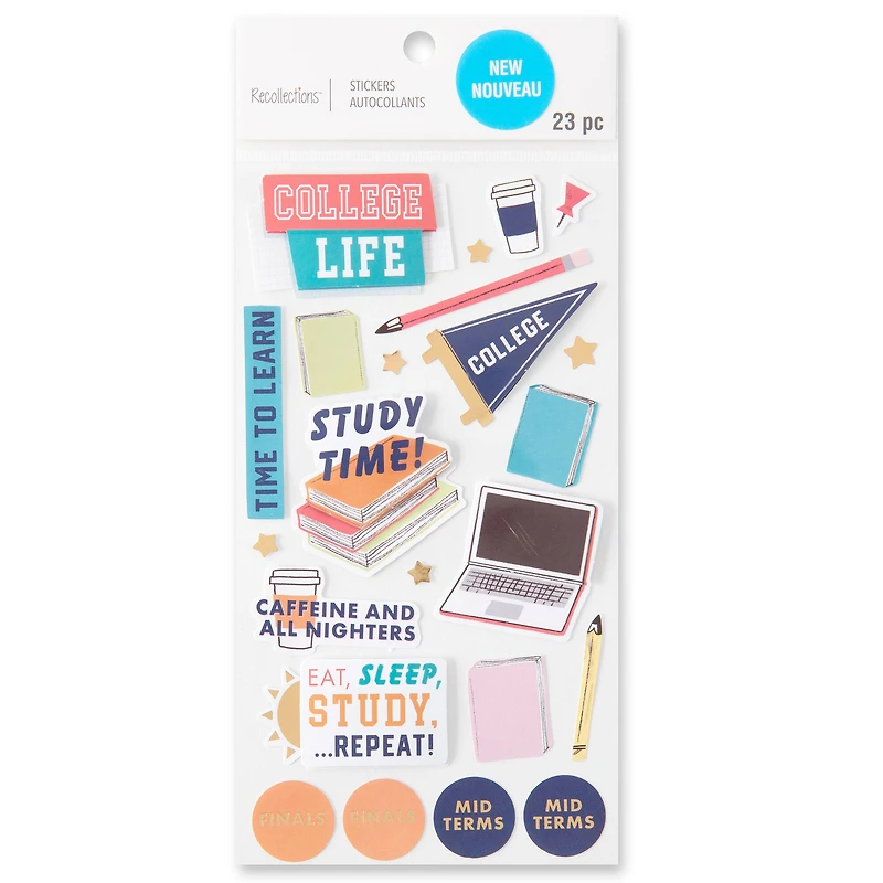 College Dimensional Stickers by Recollections™