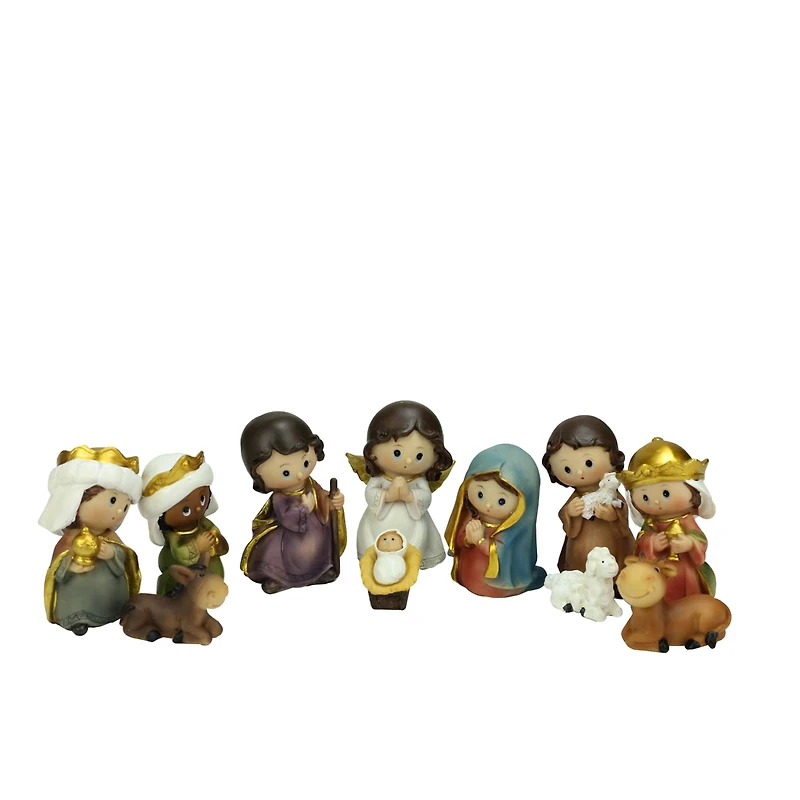 3.5" Nativity Figurine Set, 11pc.