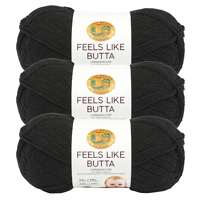 3 Pack Lion Brand® Feels Like Butta® Solid Yarn