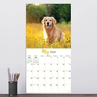 TF Publishing 2024 Golden Retrievers Wall Calendar