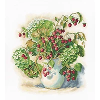 RTO Hydrangea And Raspberry Cross Stitch Kit