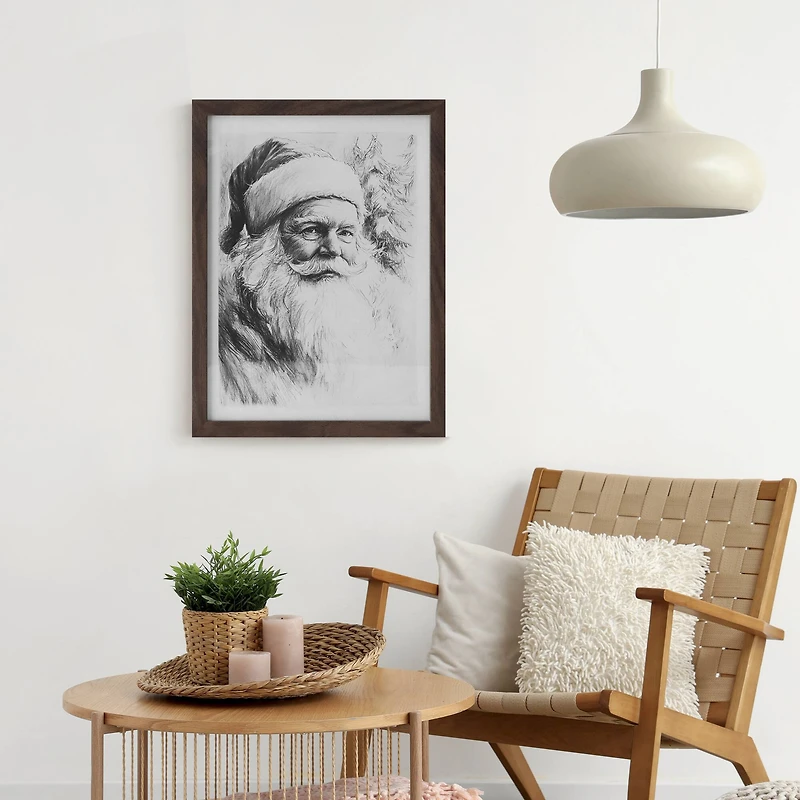 Black & White Santa Wall Art by Ashland®