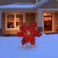 Mr. Christmas 35" Outdoor Twinkling LED Poinsettia