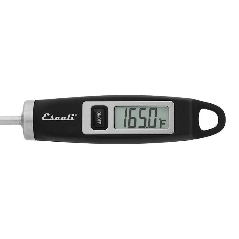 Escali Black Gourmet Digital Thermometer