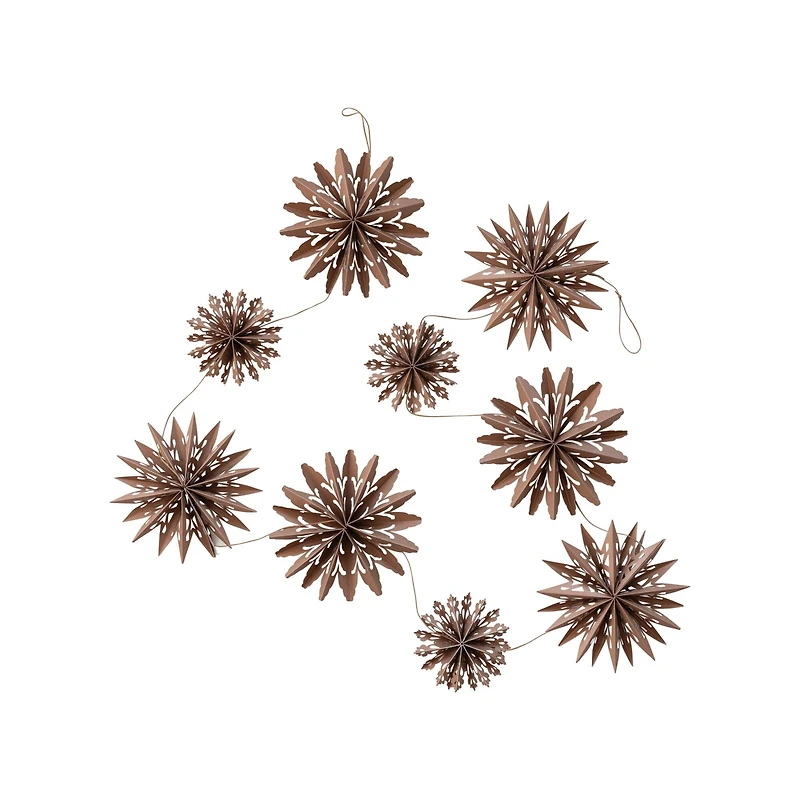 Hello Honey® 6ft. Paper Snowflake Garland in Kraft Box