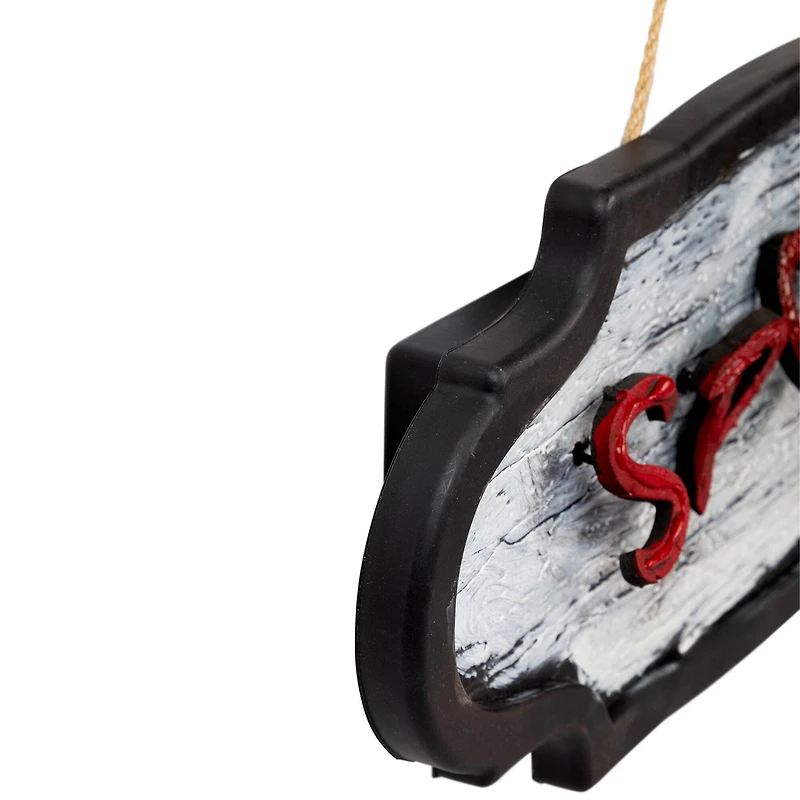 20.5" Red & Gray Animated Spooky Halloween Sign