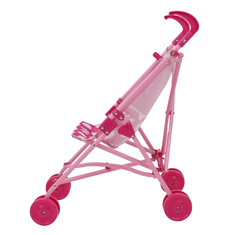 509 Crew Peppa Pig™ Pink and White Dots Doll Umbrella Stroller