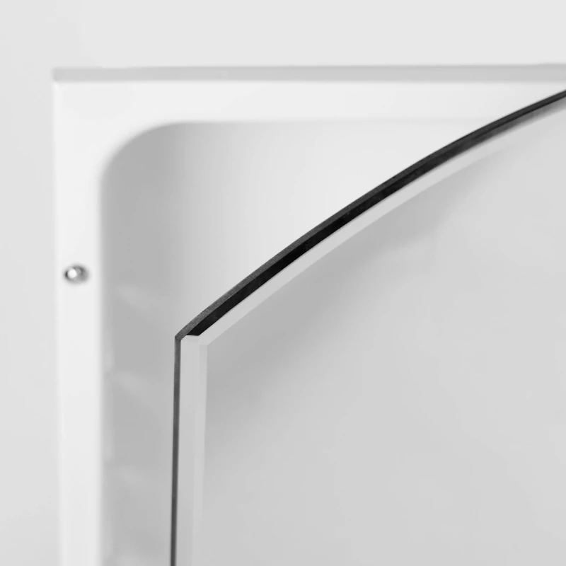 Head West Beveled Eclipse Arched 16" x 30" Recessed Medicine Cabinet Accent Vanity Mirror