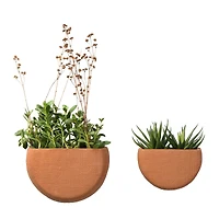 Hello Honey® Stoneware Wall Planters Set