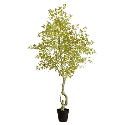 7ft. Autumn Nandina Artificial Fall Tree