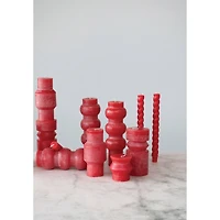 Hello Honey® 3" Red Unscented Totem Pillar Candle