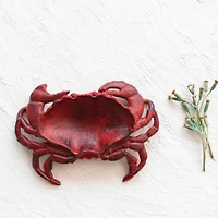Hello Honey® 8.5" Red Crab Decorative Cast Iron Dish